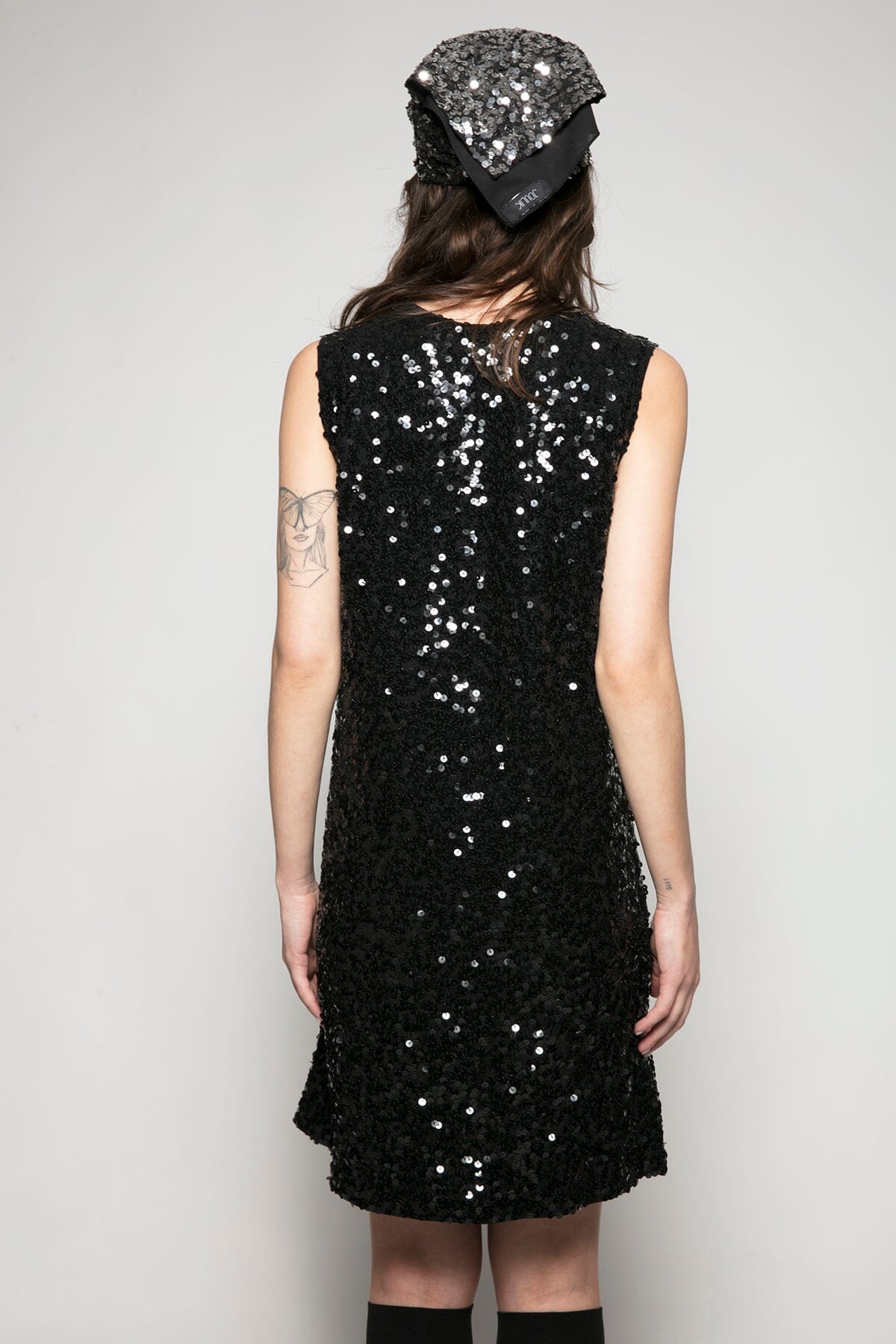 Vestido Mini Bordado Luna - Preto Vestido Joulik