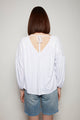 Bata Bordada Timu - Branco Blusa Joulik 