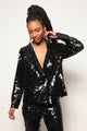 Blazer Bordado Sole - Preto Blazer Joulik 