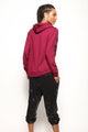 Blusa Capuz Bordada Arabesco - Vinho Blusa Joulik 