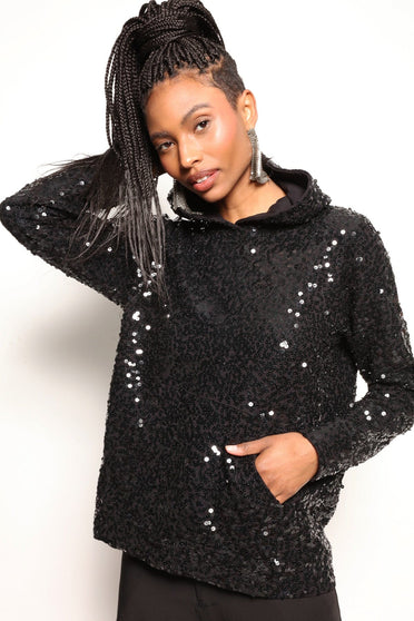 Blusa Capuz Luna - Preto Blusa Joulik 