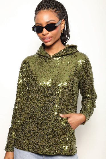 Blusa Capuz Luna - Verde Musgo Blusa Joulik 