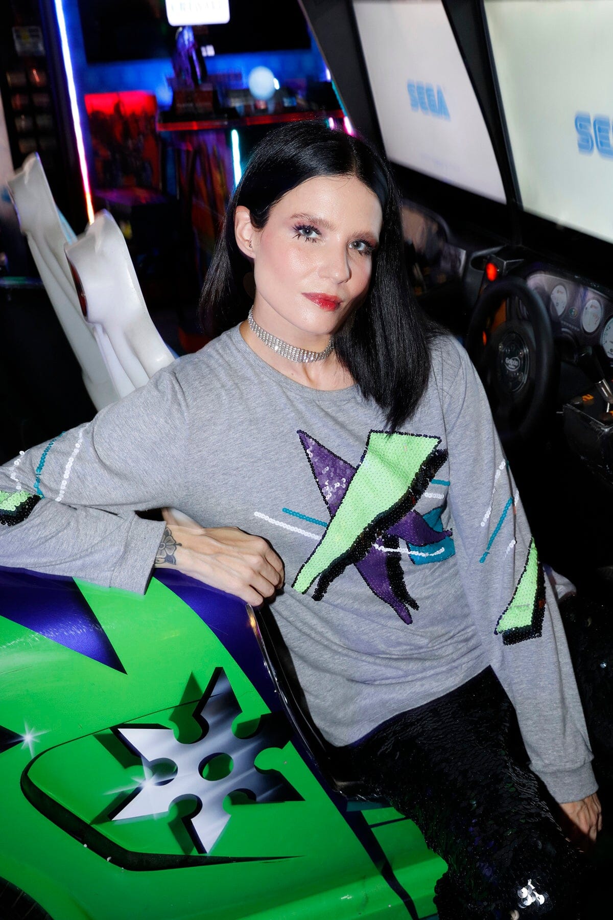 Blusa Manga Longa Bordada Otto - Mescla Blusa Joulik 