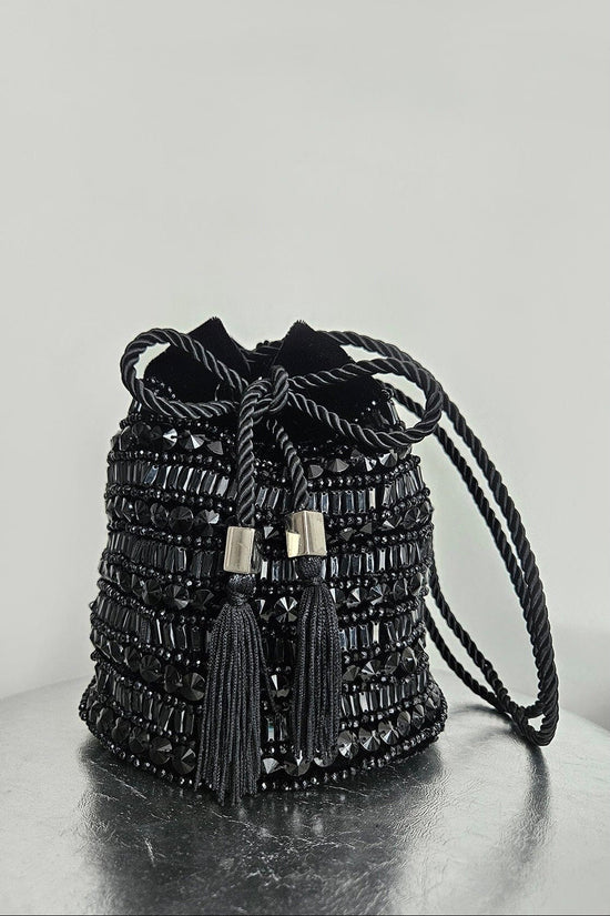 Bolsa Bordada Nox - Preto Acessórios Joulik 