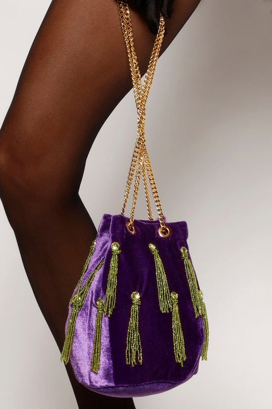 Bolsa Bordada Tassel - Roxa SEM PREÇO E SKU (Cópia) (Cópia) Acessórios Joulik 