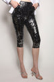 Calça Corsário Bordada Luna - Grafite Calça Joulik 