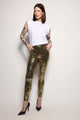 Calça Skinny Bordada Luna Dourada Calça Joulik 