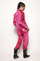 Camisa De Veludo Domenica - Magenta Camisa Joulik 