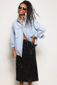 Camisa Jeans Basik - Azul Claro Camisa Joulik 