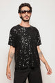 Camiseta Bordada Eris - Preto T-Shirt Joulik 
