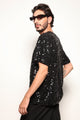 Camiseta Bordada Eris - Preto T-Shirt Joulik 