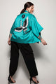 Kimono Bordado Grou - Verde Kimono Joulik 