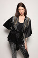 Kimono Bordado Isle - Preto Kimono Joulik 