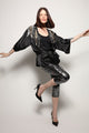 Kimono Bordado Isle - Preto Kimono Joulik 