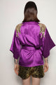 Kimono Bordado Isle - Roxo Kimono Joulik 