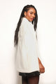 Poncho Bordado Goth - Off White Jaqueta Joulik 