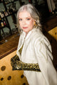 Poncho Bordado Goth - Off White Jaqueta Joulik 