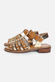 Sandália Spot - Caramelo e Dourado Calçados Joulik 