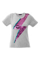 T-shirt Bordada Bowie - Mescla Claro T-Shirt Joulik 