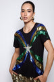 T-shirt Bordada BR Preto T-Shirt Joulik 