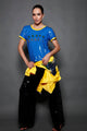 T-shirt Bordada Brasil Azul T-Shirt Joulik 