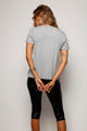 T-shirt Bordada Cora - Mescla T-Shirt Joulik 