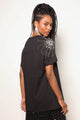 T-shirt Bordada Fiore - Preto T-Shirt Joulik 