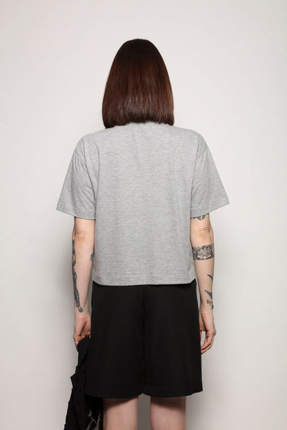 T-shirt Bordada Frutas - Mescla T-Shirt Joulik 