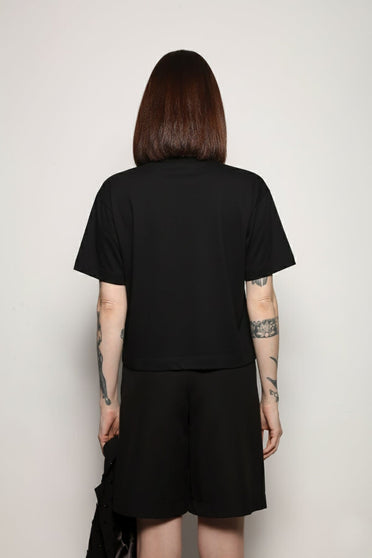 T-shirt Bordada Frutas - Preto T-Shirt Joulik 