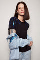 T-shirt Bordada Spot - Azul T-Shirt Joulik 