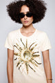 T-shirt Bordada Sun Creme (Revisar tudão) T-Shirt Joulik 