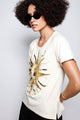 T-shirt Bordada Sun Creme (Revisar tudão) T-Shirt Joulik 