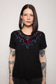 T-shirt Bordada Win - Preto Blusa Joulik 