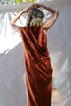 Vestido Longo Básico Sonia Terracota Vestido Joulik 
