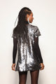 Vestido Manga Curta Bordado Sole - Grafite Vestido Joulik 